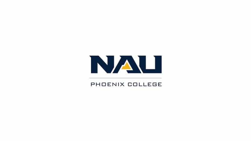 N A U Phoenix College logo.
