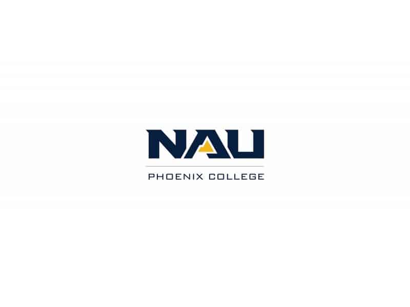 N A U Phoenix College logo.